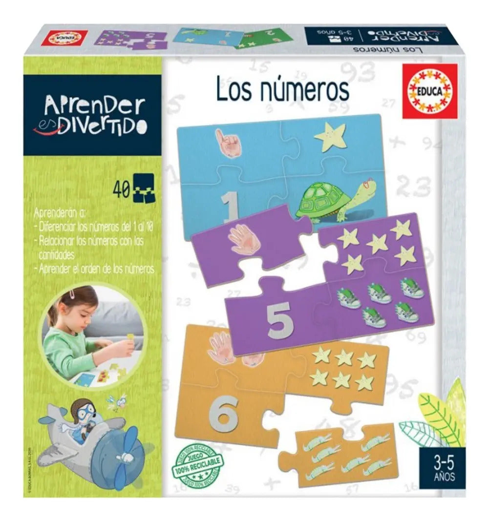 Puzzle Los Numeros Educa Borras