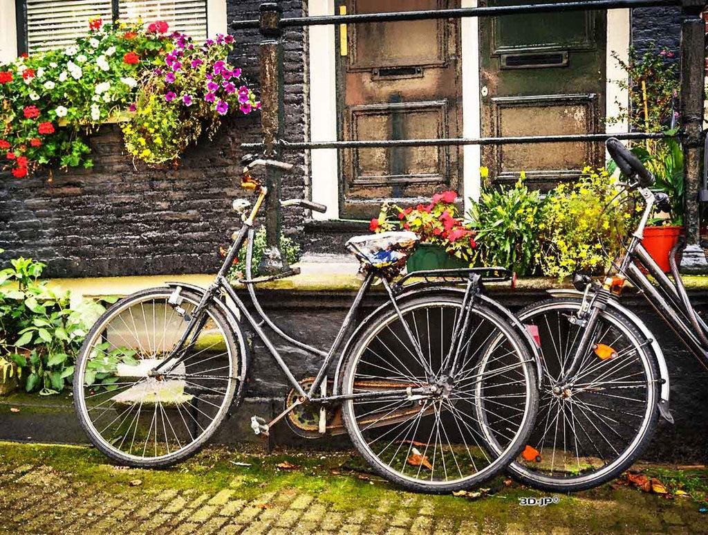 Rompecabezas Pintoo 150 Piezas P1117 Bicicletas En Amsterdam