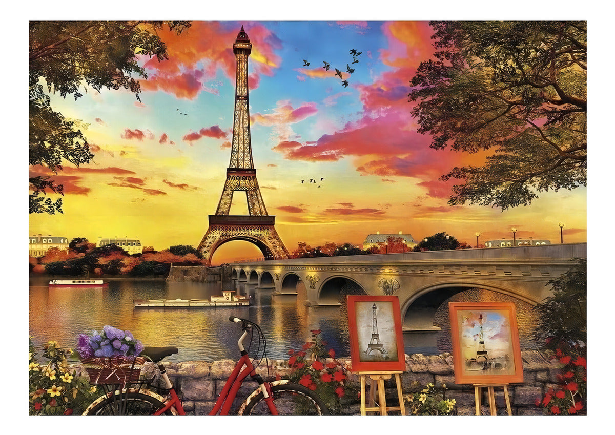 Rompecabezas Educa Borras Puesta De Sol En París 17675 De 3000 Piezas