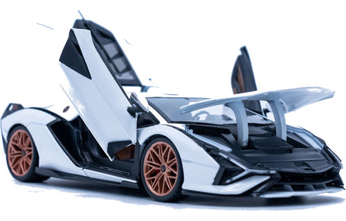Auto Colección Lamborghini Sian Fkp 37 1:18 Blanco Maisto