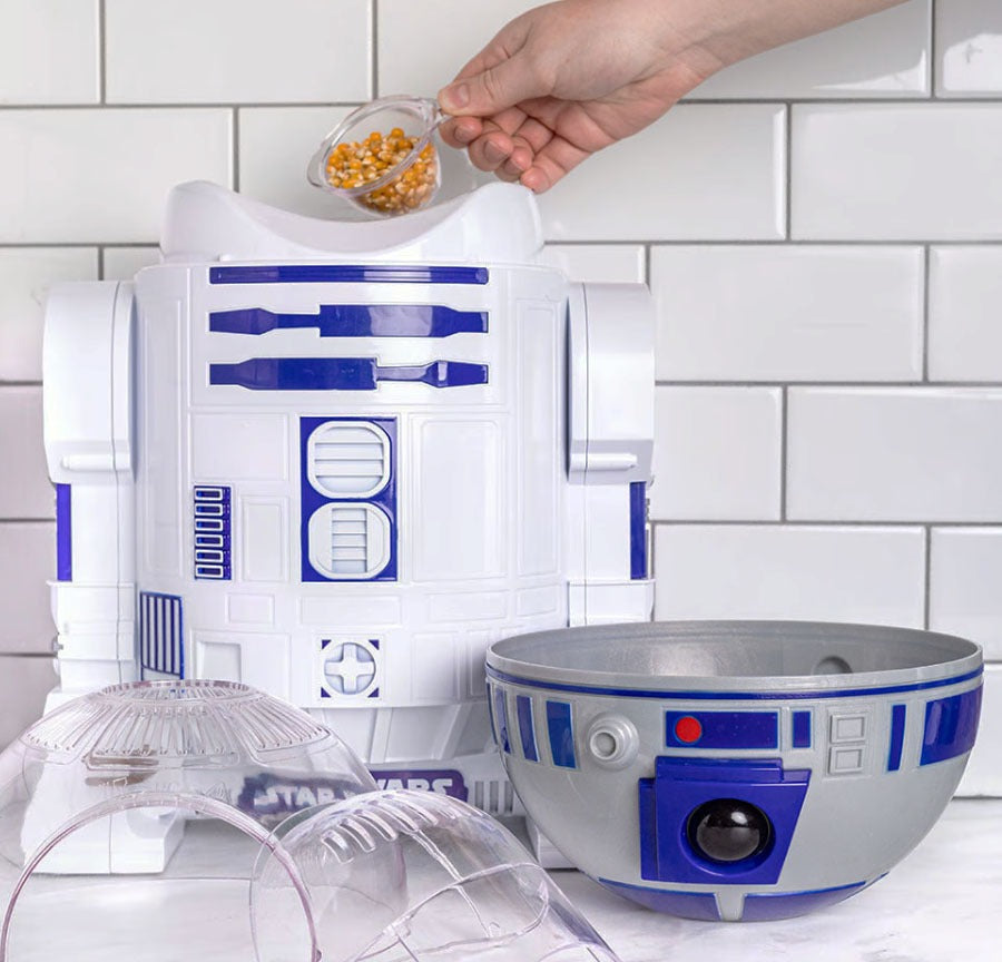 Máquina Para Hacer Palomitas Uncanny Brands Star Wars R2-d2 Blanco