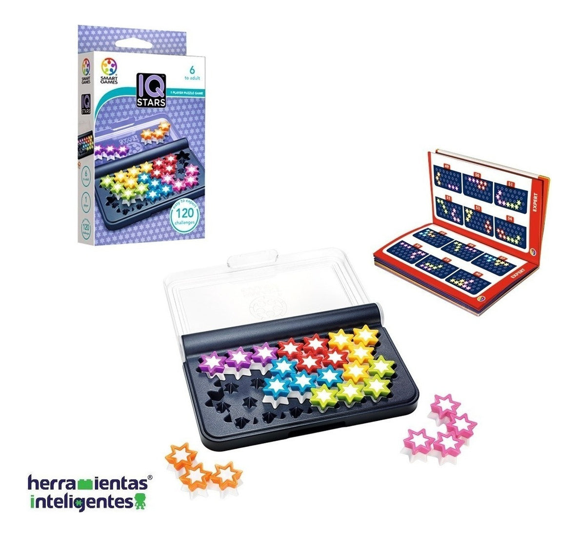 Sg411 Iq Stars Juego Desarrollo Mental 7 Piezas Smart Games