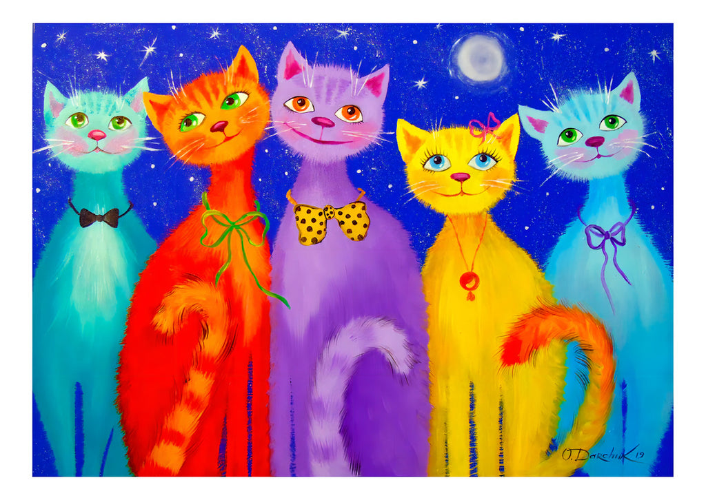 Rompecabezas Enjoy 1000 Piezas Gatos Sonrientes