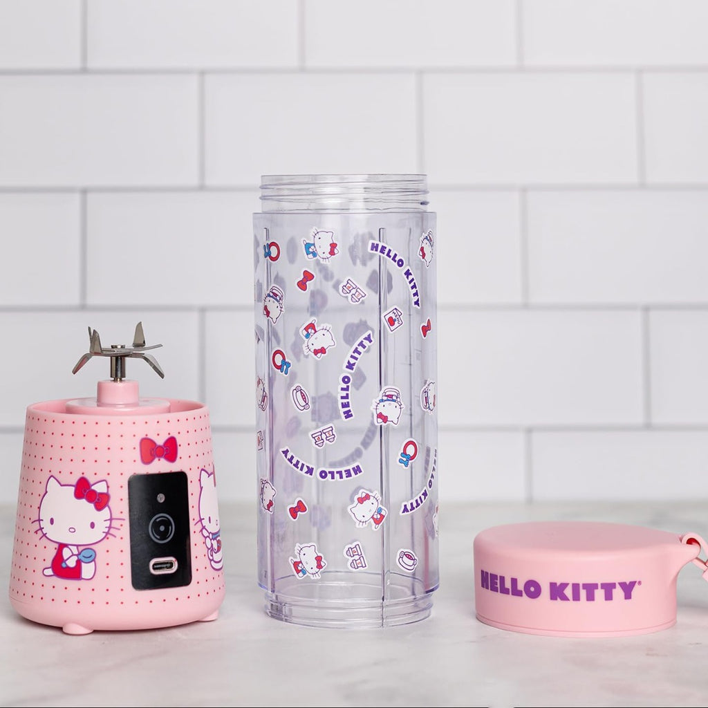 Licuadora Portatil Hello Kitty Recargable Usb Uncanny Brands