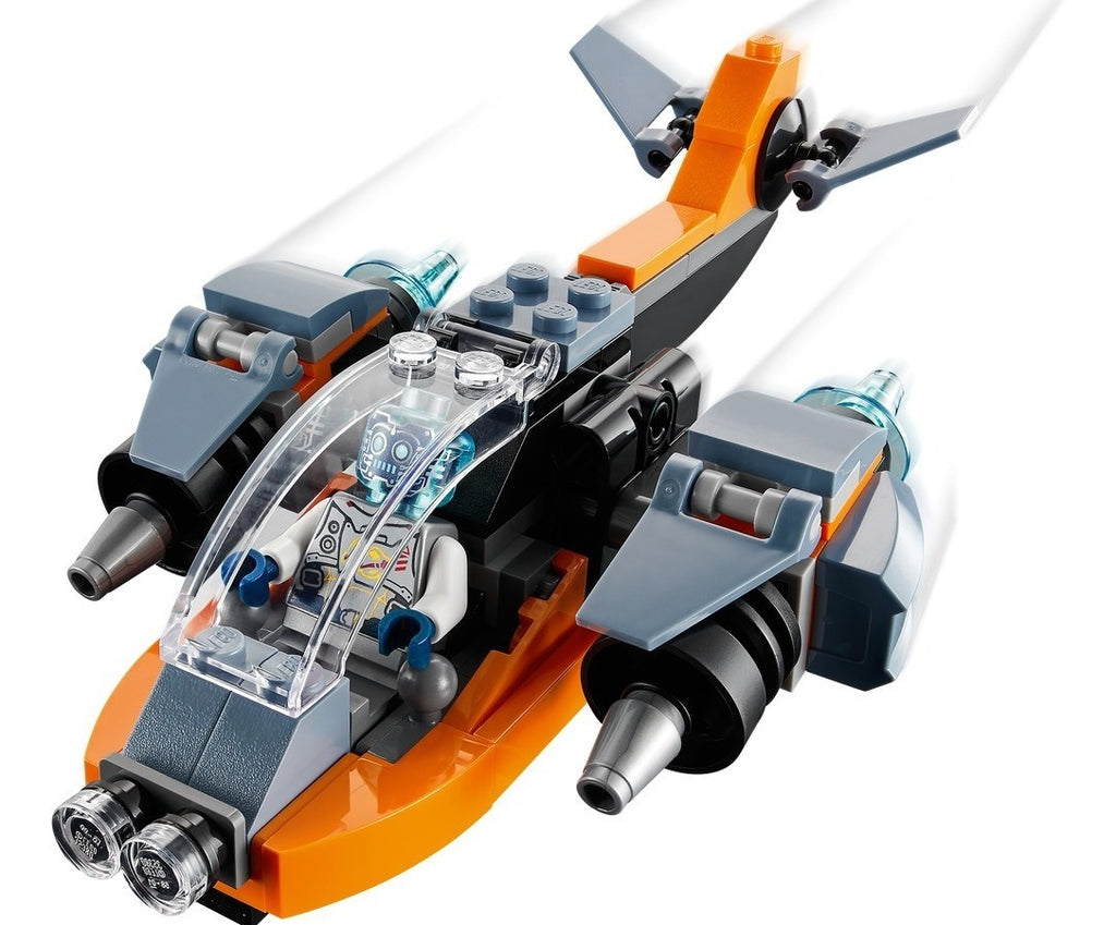 Kit De Construcción Lego Creator 3 En 1 Ciberdrón 31111 113