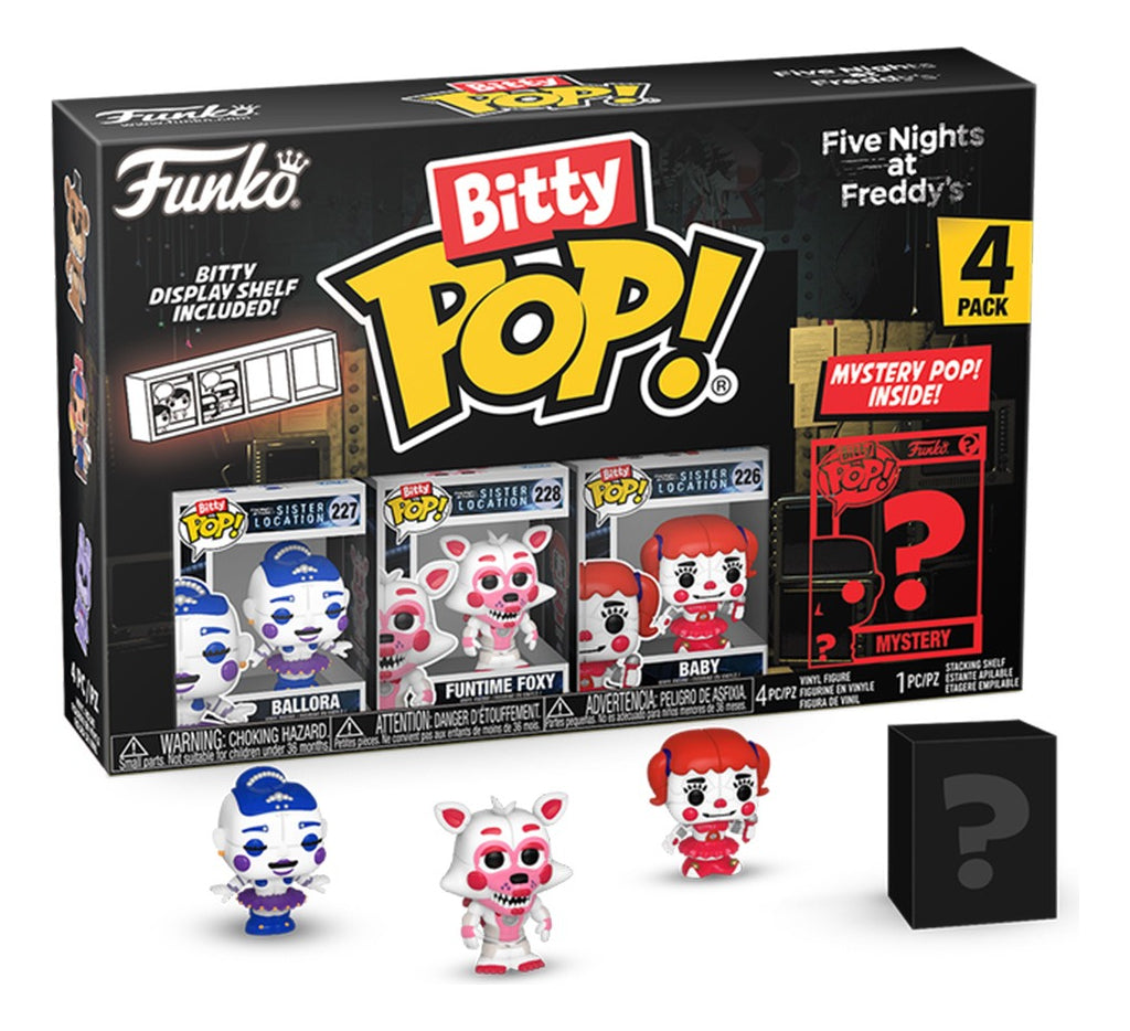 Pack X4 Figuras Coleccionables Five Nights At Freddys Funko