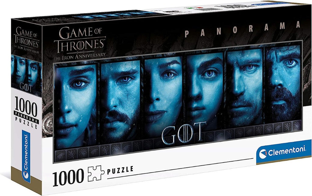 Rompecabezas Game Of Thrones Panorama 1000 Pz Clementoni Italia Jon Snow Gran Reto