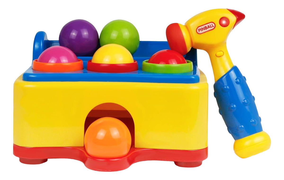 Juego Martillo Musical Con 6 Pelotas Para Bebé