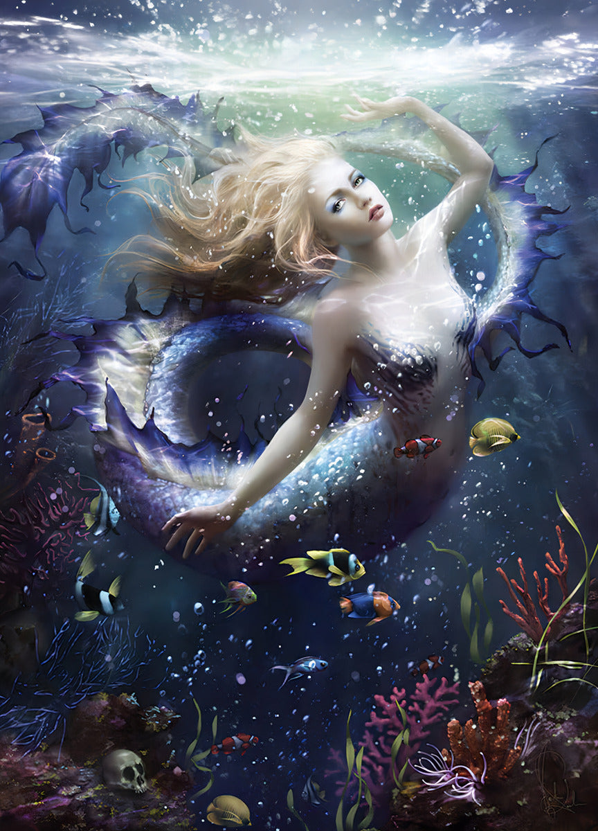 Rompecabezas Cobble Hill Sirena Profundidad 1000 Piezas 50x68cm