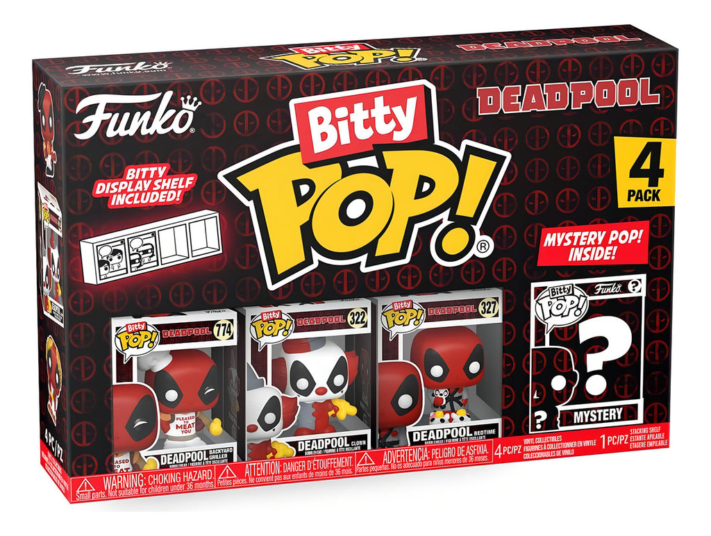 Funko Bitty Pop Pack 4 Mini Figura Coleccionable Deadpool S2