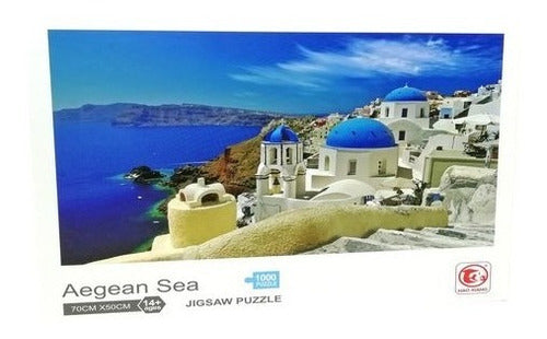 Rompecabezas 1000 Piezas Puzzled Inc Mar Egeo Paisaje Horizontal