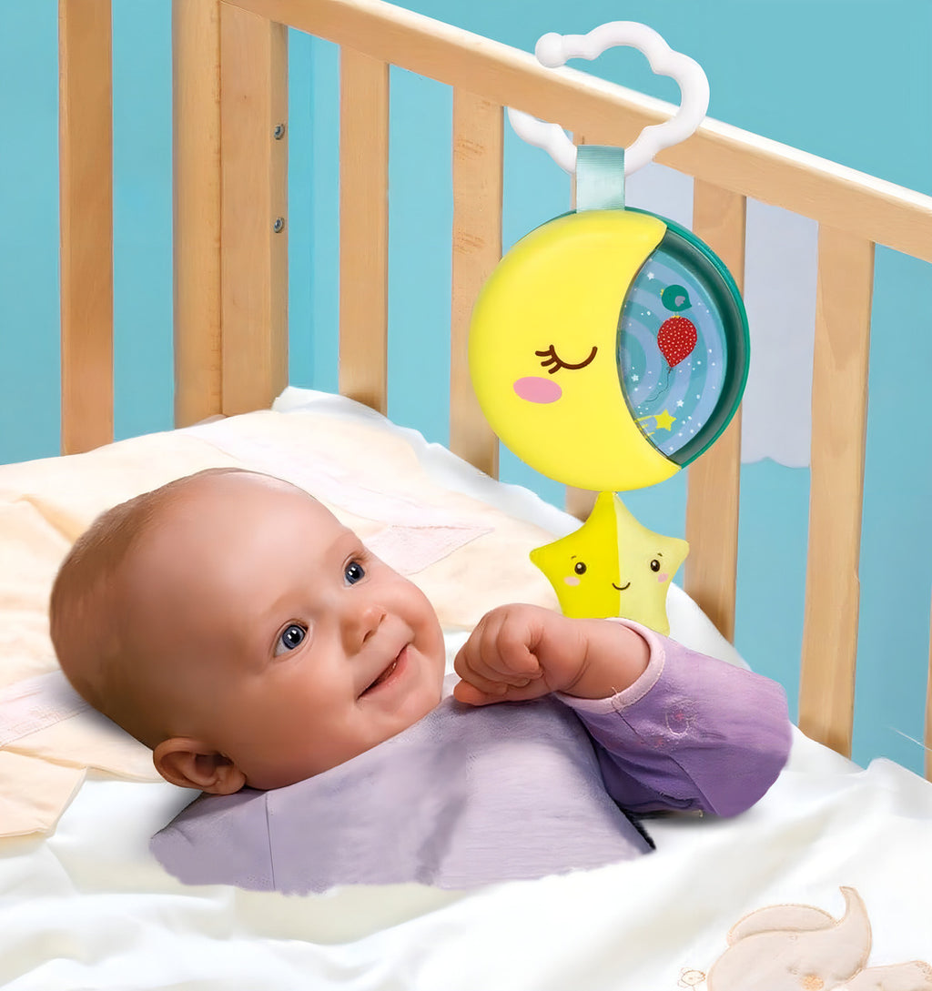 Juguete D Bebe Luna Carillion Melodia Mozart Baby Clementoni Color Amarillo
