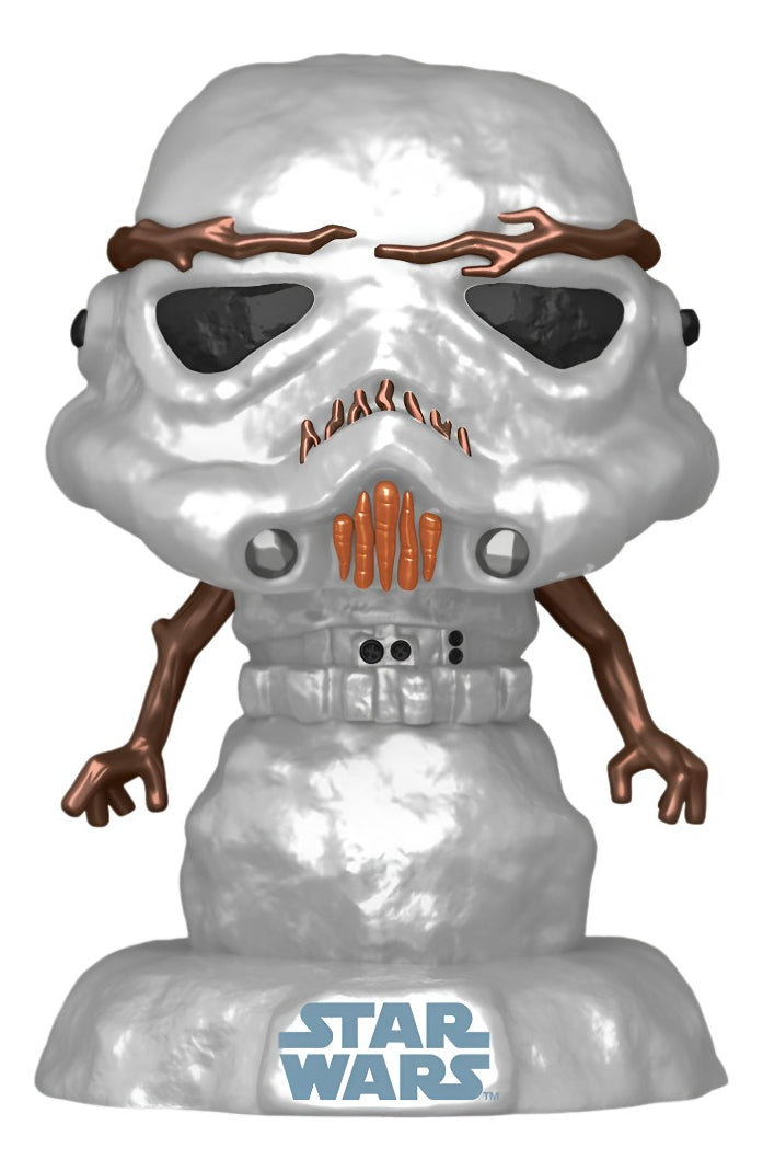 Figura 557 Cabeza Oscilante Y Playera G Star Wars Holiday Stormtrooper Funko Pop!