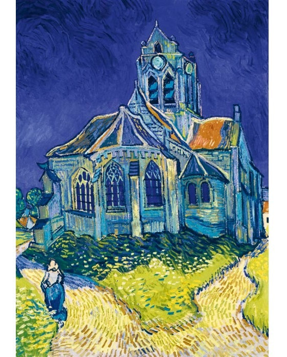 Van Gogh Iglesia Auvers Mini Rompecabezas 1000 Piezas Tomax