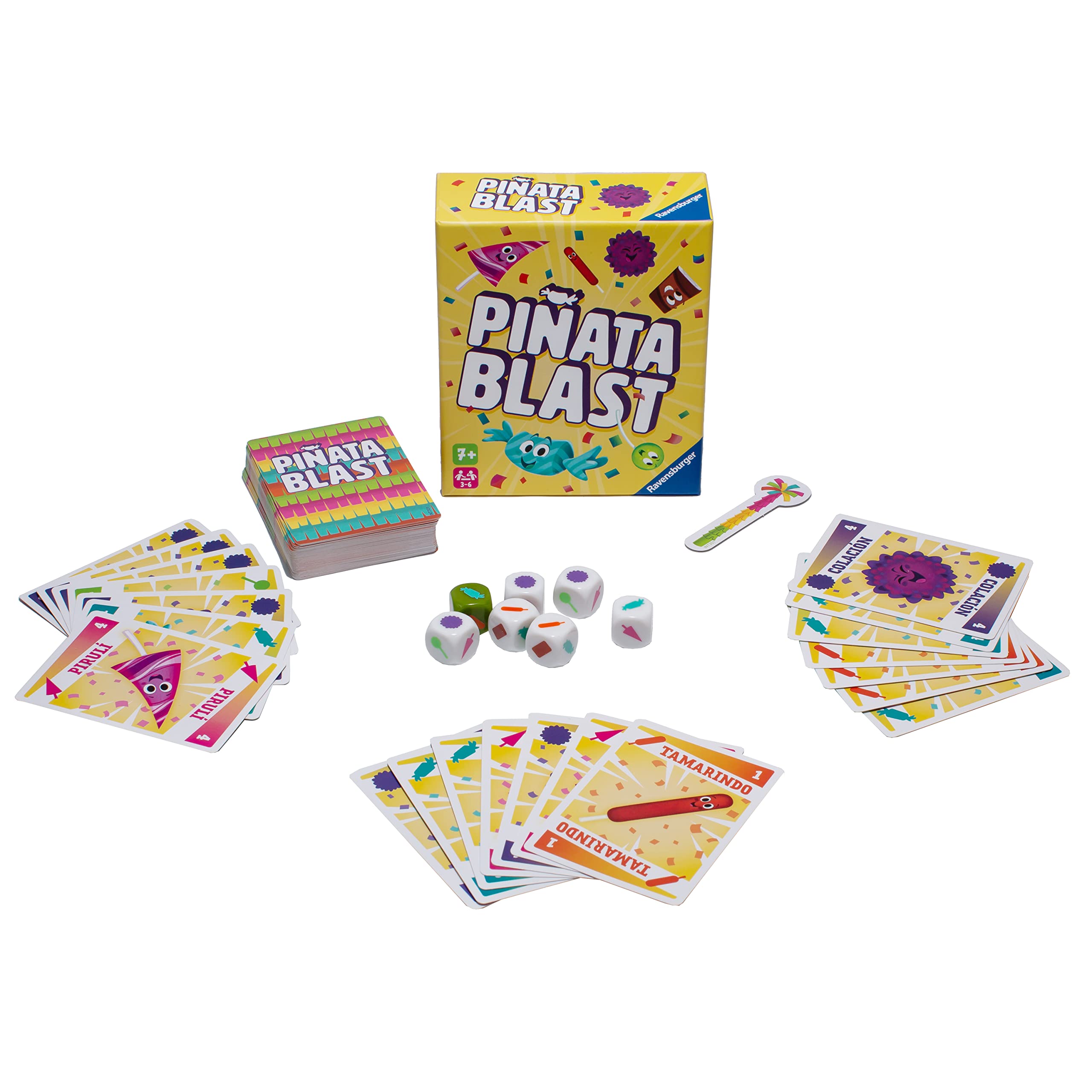 Ravensburger Piñata Blast - Emocionante Juego de Fiesta para niños de 7 años en adelante | Diversión rápida | Atractivo y Educativo