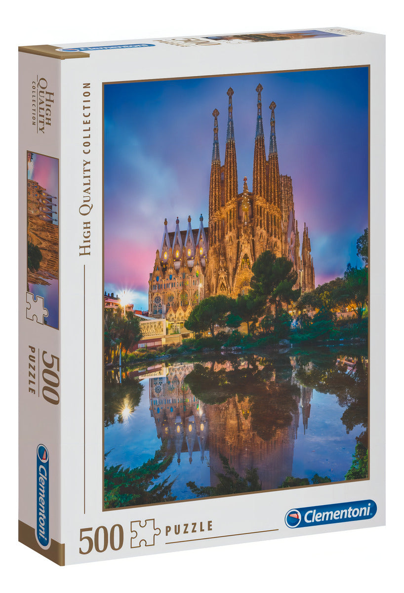 Sagrada Familia Barcelona Rompecabezas 500 Clementoni Gaudi