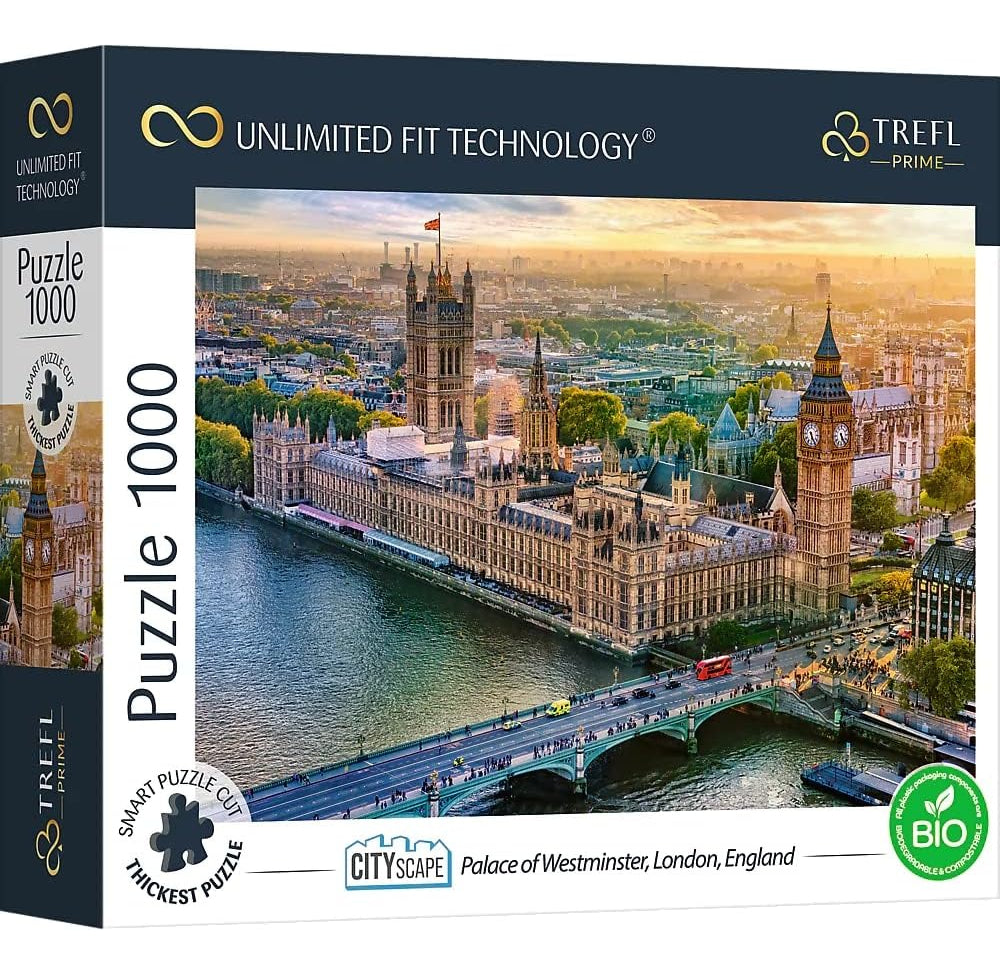 Palacio De Westminster Unlimited Fit 1000 Piezas Trefl 10705
