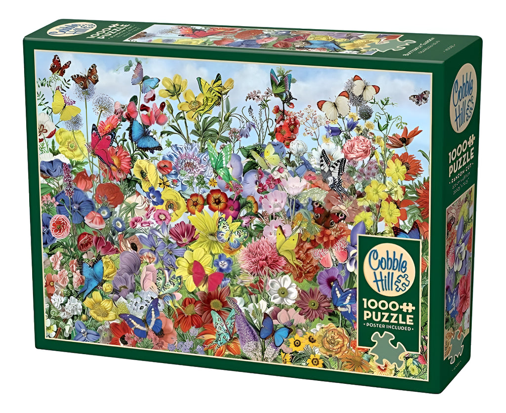 Rompecabezas Jardín De Mariposas Cobble Hill 1000 Piezas