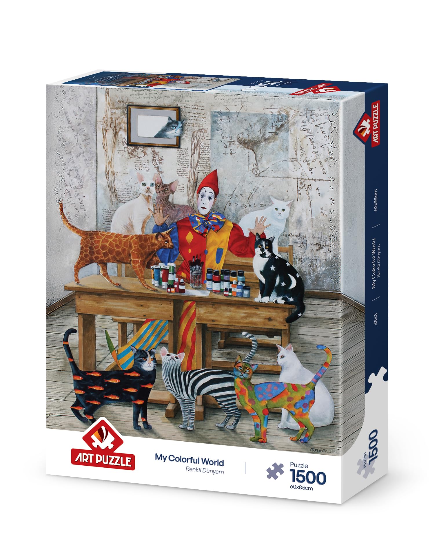 Art Puzzle Heidi Oyuncak My Colorful World 1500 Piezas, Multicolor (Heidi_4543)