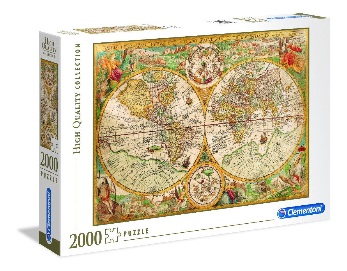Rompecabezas Clementoni High Quality Collection Ancient Map 32557 De 2000 Piezas