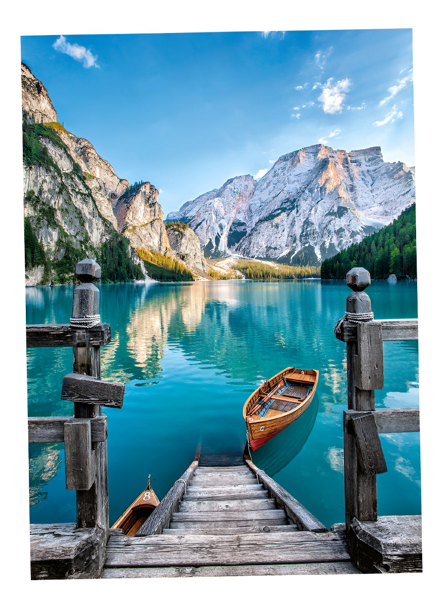 Lago Braies Alpes Italianos Rompecabezas 500pz Clementoni