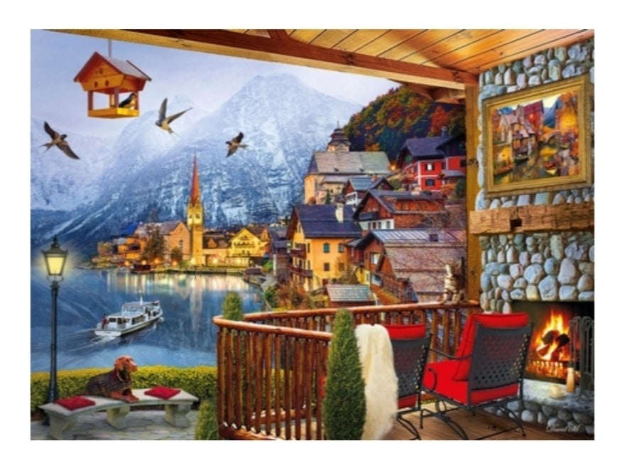 Alpes Lago Austria Hallstatt Rompecabezas 1000 Pz Clementoni