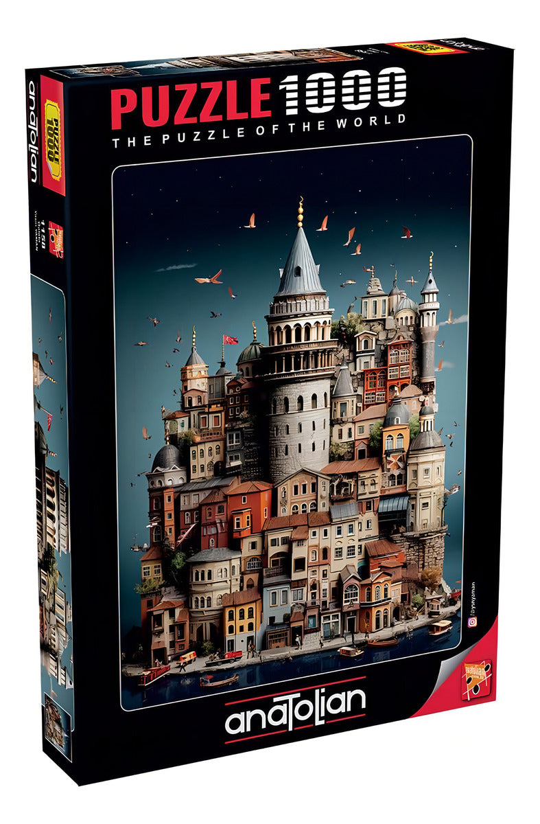 Rompecabezas Torre De Galata 1000 Pz Anatolian Turquia