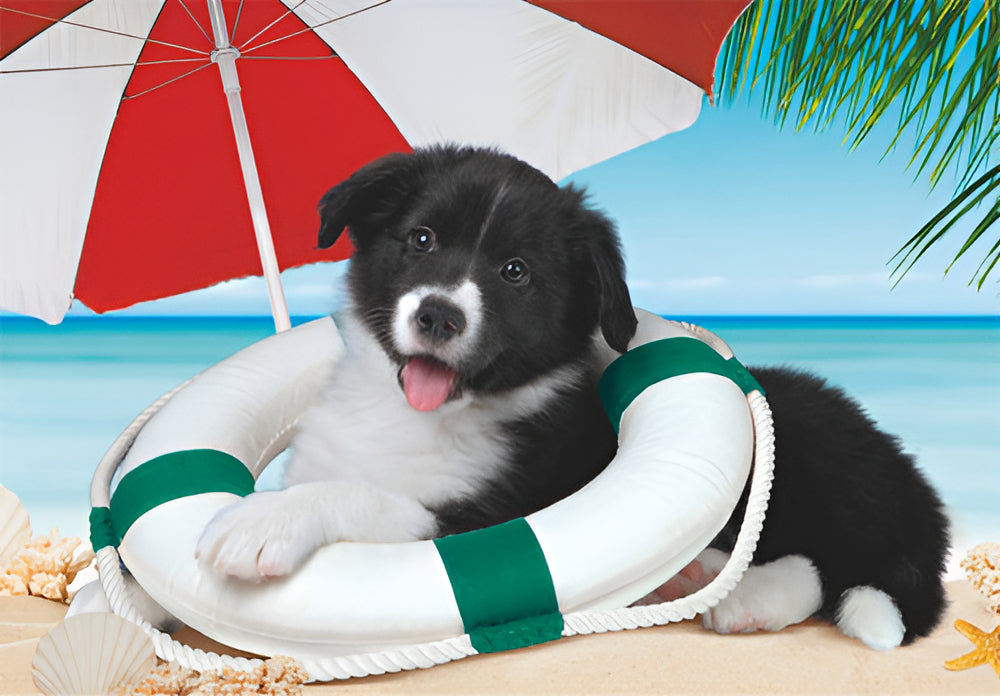Rompecabezas Perrito Playa Y Sol 104 Pz Clementoni Italia