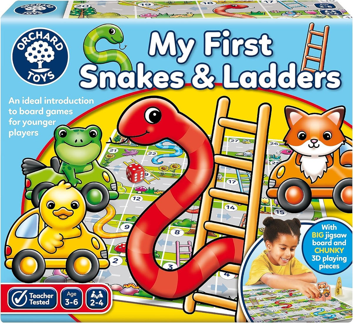 Juego De Mesa My First Snakes And Ladders Orchard Toys