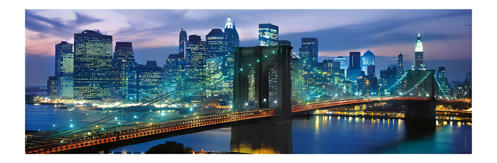 Brooklyn Bridge New York Panorama Rompecabezas 1000 Clementoni