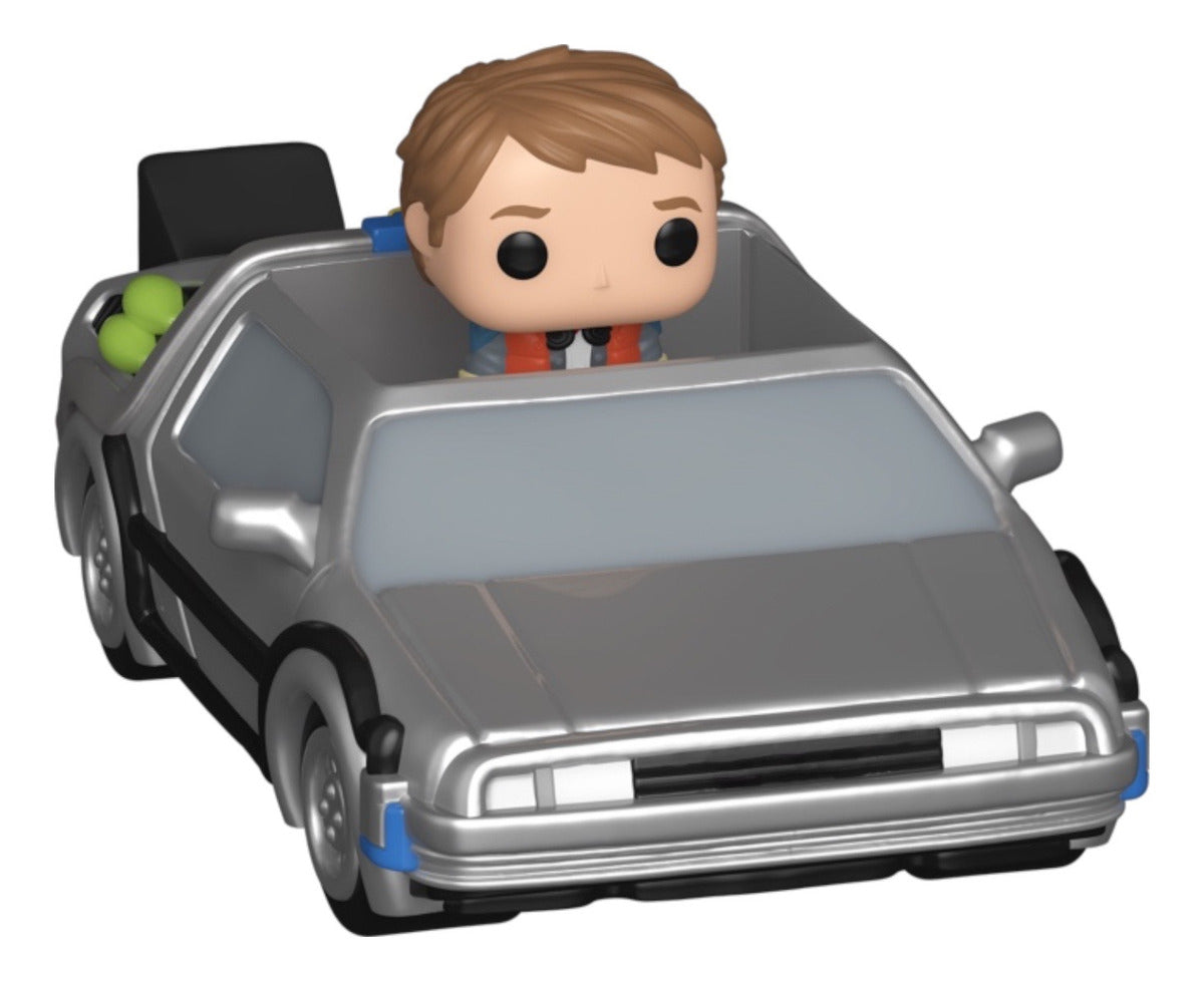 Volver Al Futuro Delorean Con Marty Mcfly Funko Bitty Pop
