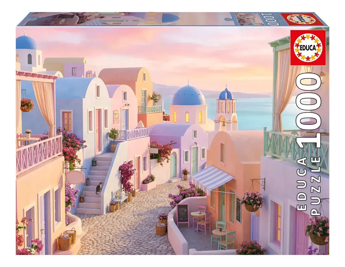 Rompecabezas Puzzle Santorini De Ensueño 1000 Pcs Educa