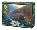 Rompecabezas Cobble Hill Tren De Vapor En Otoño 1000 Piezas 68x50cm