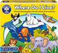 Juego Memoria Donde Vivo? Where Do I Live? Orchard Toys