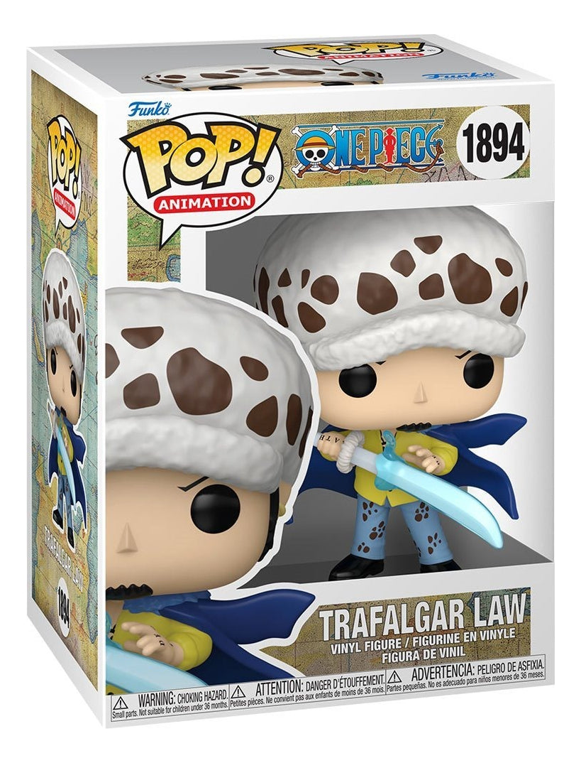 Funko Pop! One Piece Trafalgar Law Con Blue Anesthesia