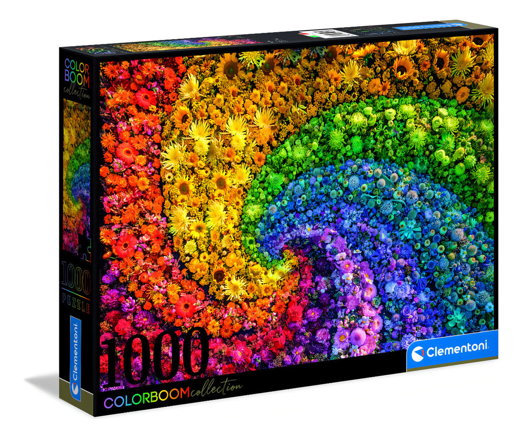 Colorboom Remolino De Flores Rompecabezas 1000 Pz Clementoni