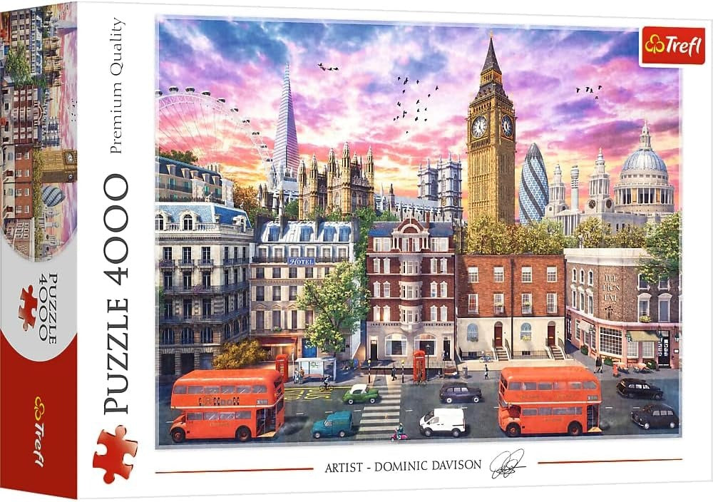 Caminando Por Londres: Rompecabezas 4000 Piezas Trefl