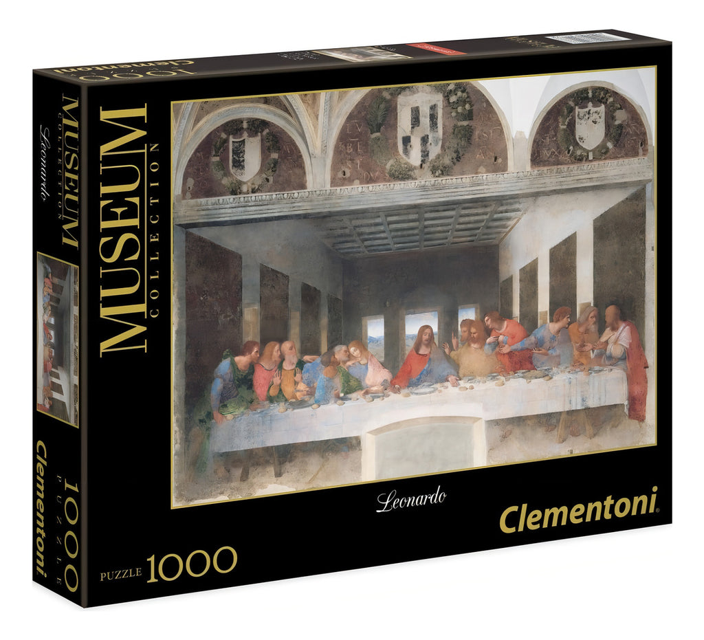 Rompecabezas Clementoni Museum Collection Leonardo - Cenacolo 31447 De 1000 Piezas