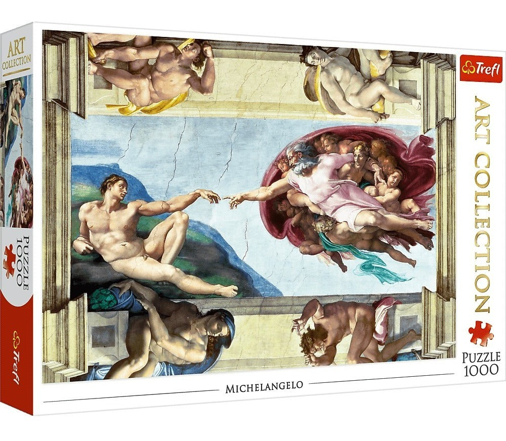 10590 Creación De Adán Trefl Rompecabezas 1000 Piezas