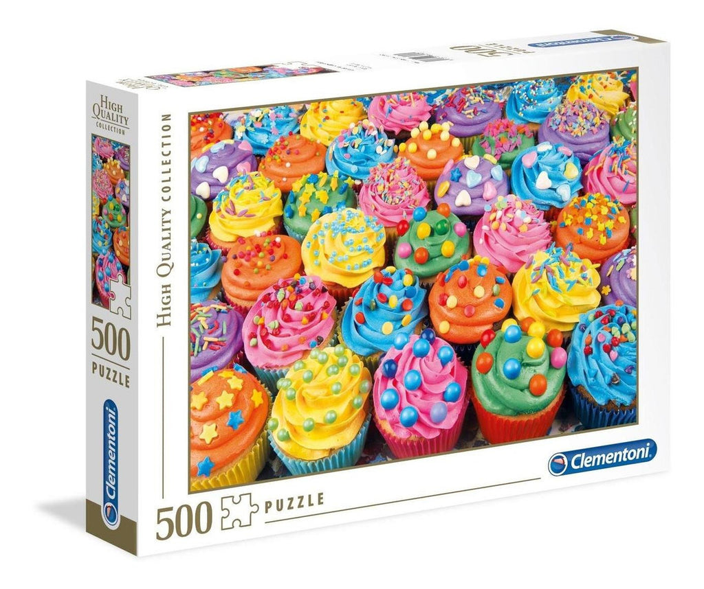 Cupcakes Pastelillos Color Rompecabezas 500 Pz Clementoni