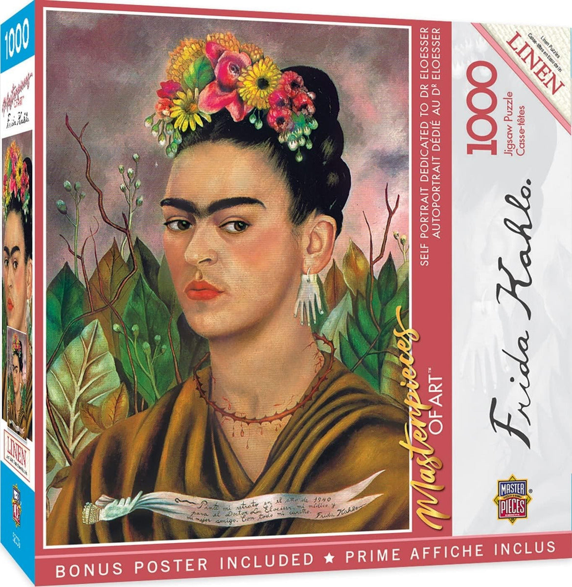 Rompecabezas 1000 Piezas Frida Kahlo Autorretrato Masterpieces Arte Mexicano