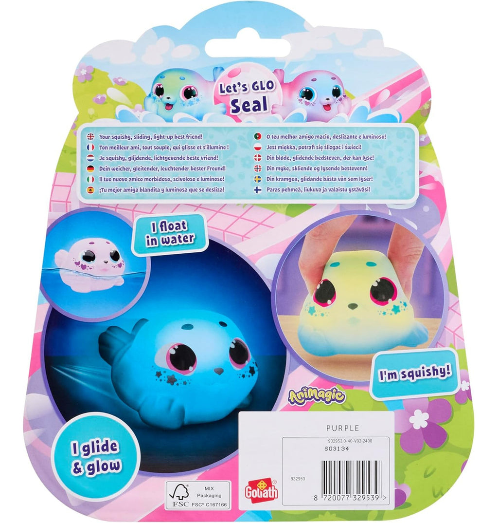Juguete Animagic Goliath Lets Glo Seal - Foca Azul