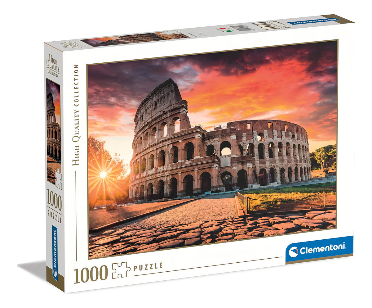 Rompecabezas 1000 Piezas Paisaje Coliseo De Roma Clementoni