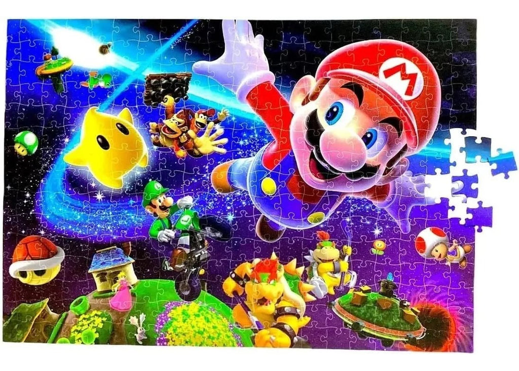 Mario Bros Rompecabezas 300 Piezas Luigi, Bowser, Yoshi