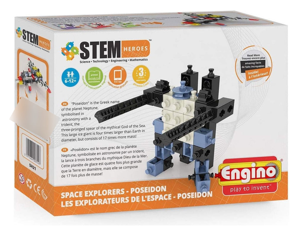 Engino Héroes Space Explorers Poseidón 33 Piezas Sh21