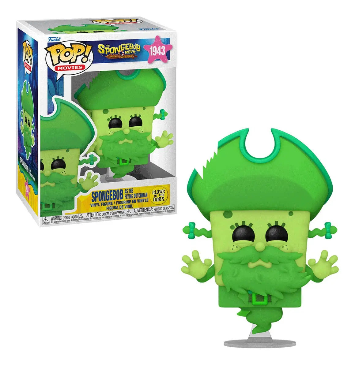 Funko Pop! Bob Esponja Movies Search Sq P Bob Fantasma Glow