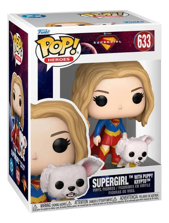 Funko Pop Supergirl With Puppy Krypto #633