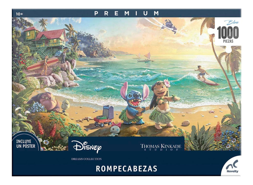 Rompecabezas Lilo & Stitch 1000 Pzs Thomas Kinkade Premium