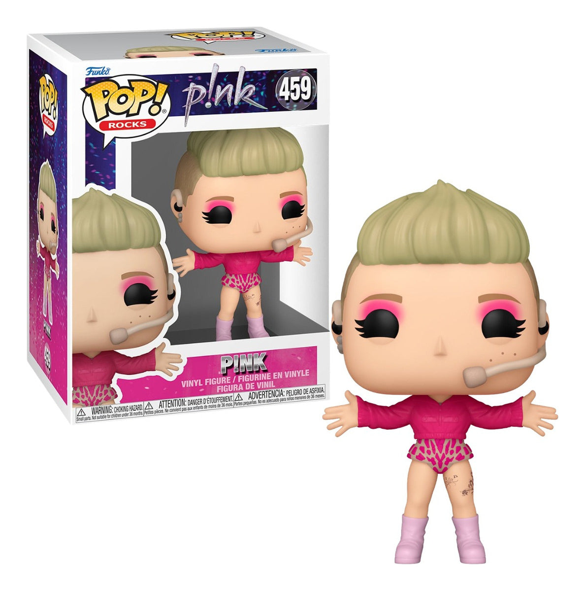 Funko Pop! Pink Trustfall Figura De Vinilo Coleccionable 10.7cm