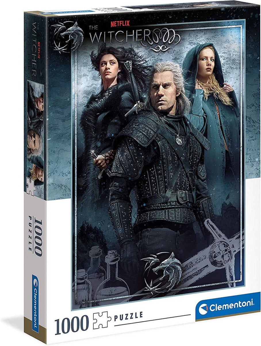 Rompecabezas Geralt The Witcher 1000 Pz Clementoni Netflix